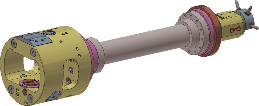 hydraulic feed tube